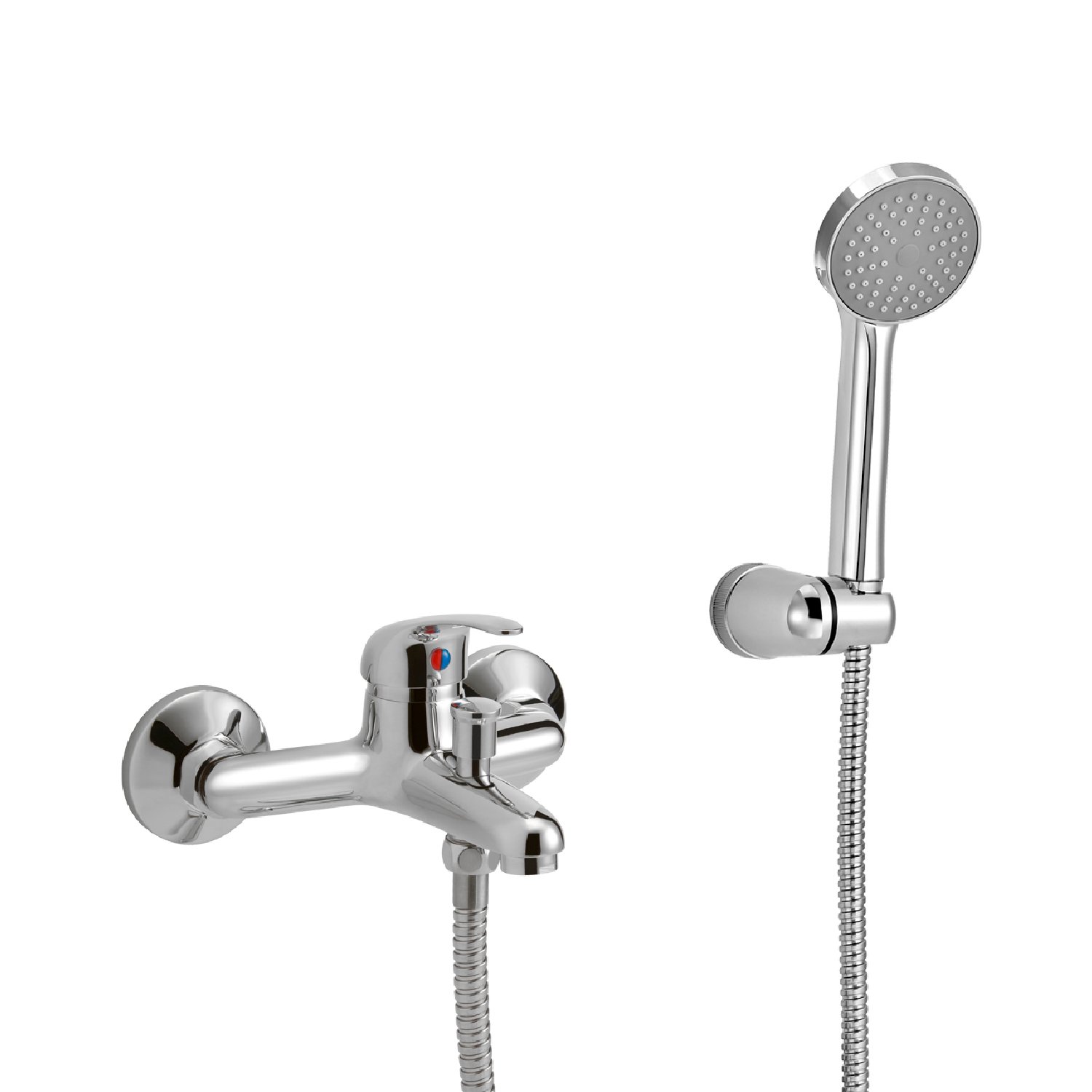 Griferia Baño Ducha Monocomando Lugo Cromo Peirano 83-133