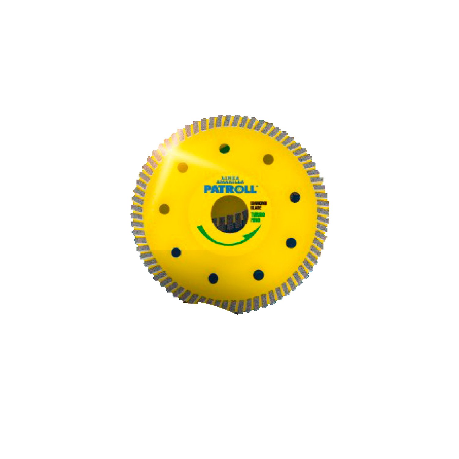 Disco Porcelanato Turbo Fino Trf Patroll Amarilla 115mm