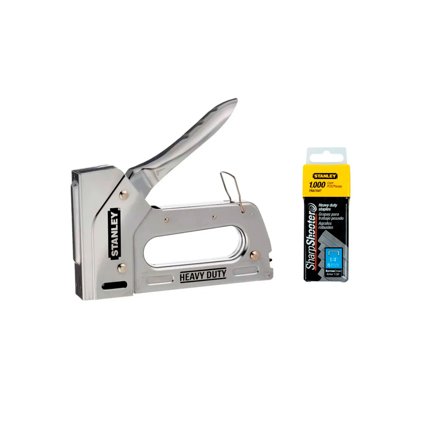 Engrapadora Stanley Tr110 + 1000 Grapas 6mm Tra704t