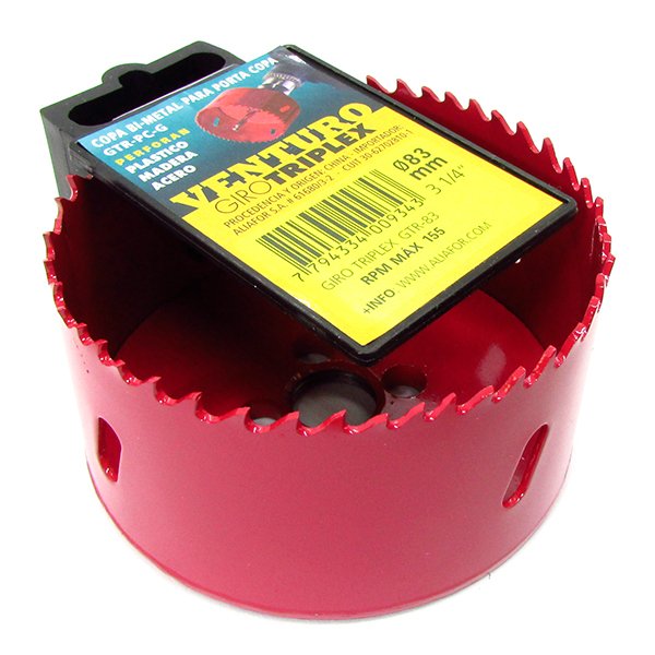 Sierra Copa Bimetal Ø 83mm Giro Triplex Venturo Aliafor Gtr