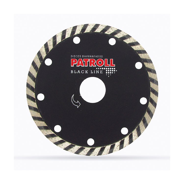 Disco Diamantado Turbo 115mm Patroll Black Line Aliafor