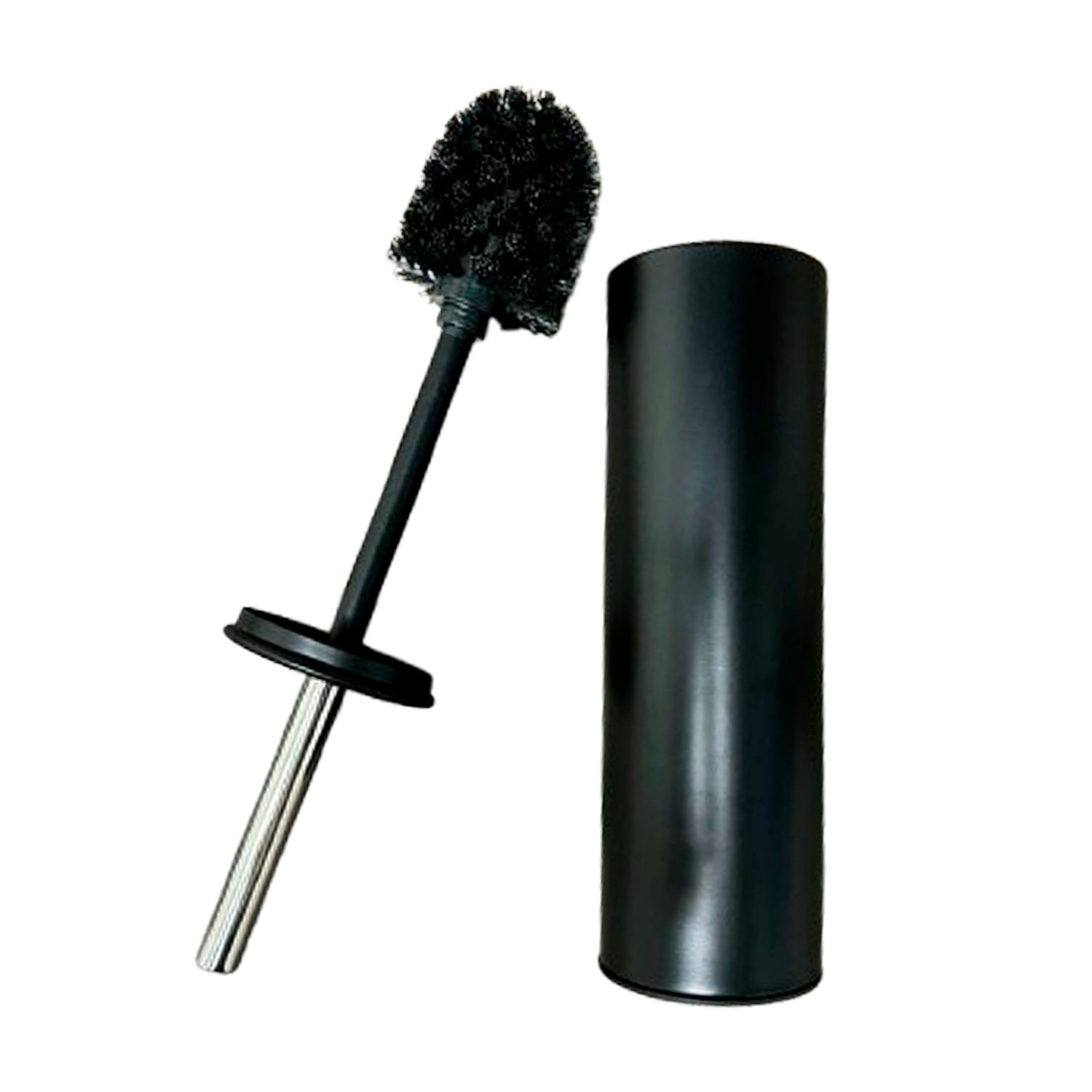 Escobilla de Baño Metálica Negra Daccord