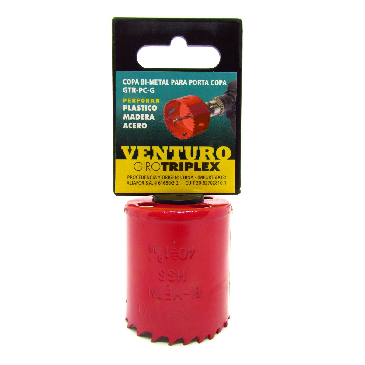 Sierra Copa Bimetal  Ø 40mm Giro Triplex Venturo Aliafor Gtr · foto 1