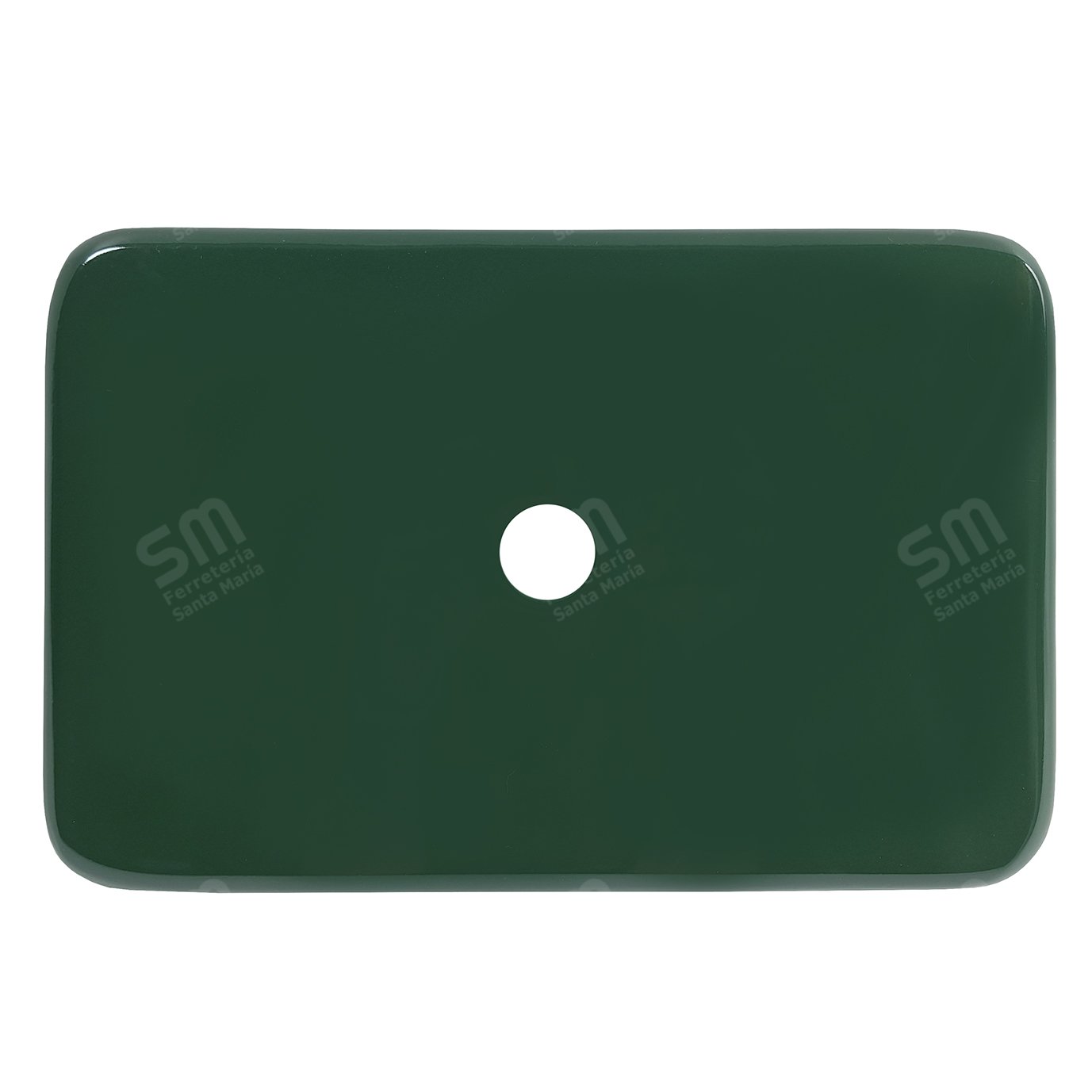 Tapa P/ Deposito Fadas Verde Tornasol Mdf Laqueado