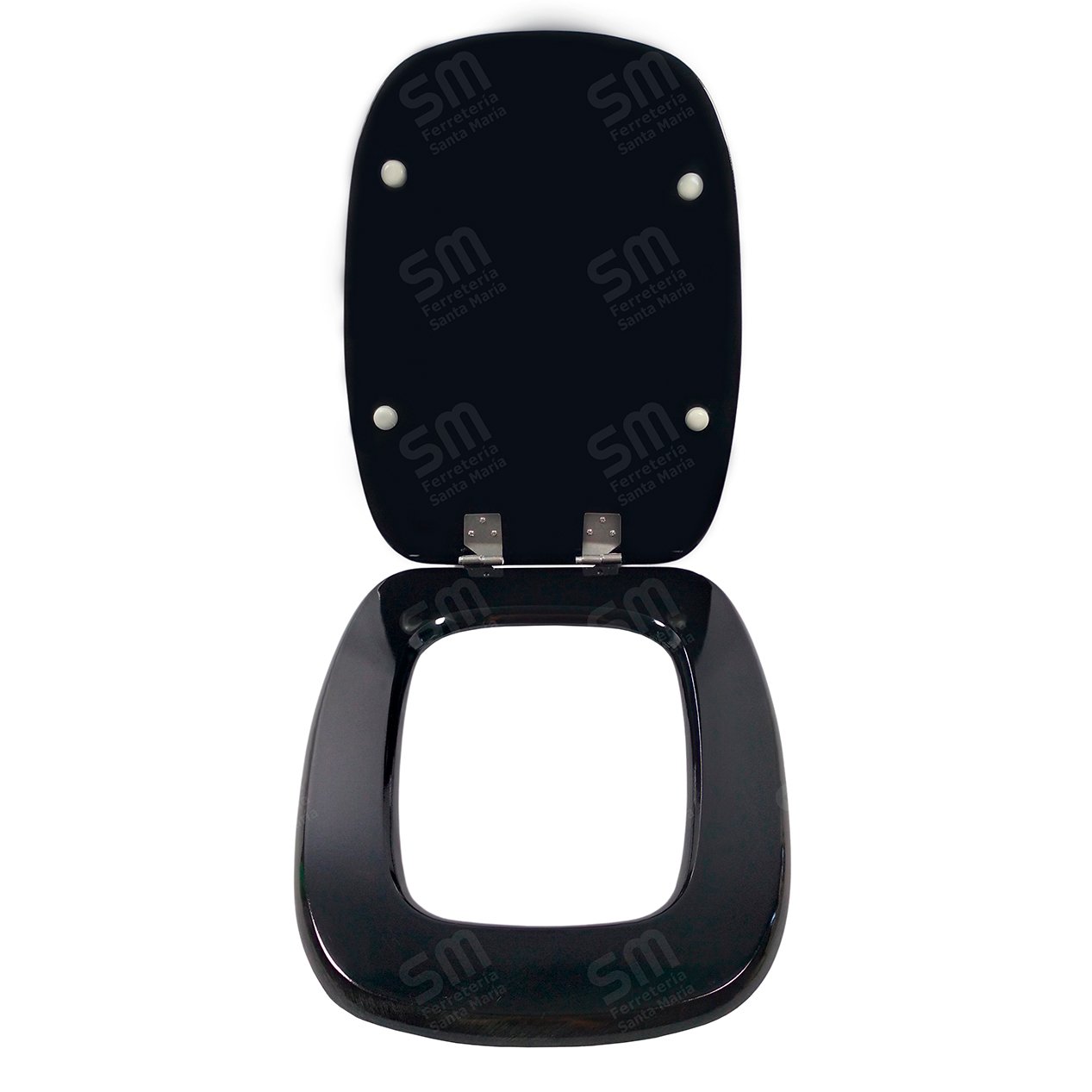 Asiento Fadas Negro para Inodoro Verona