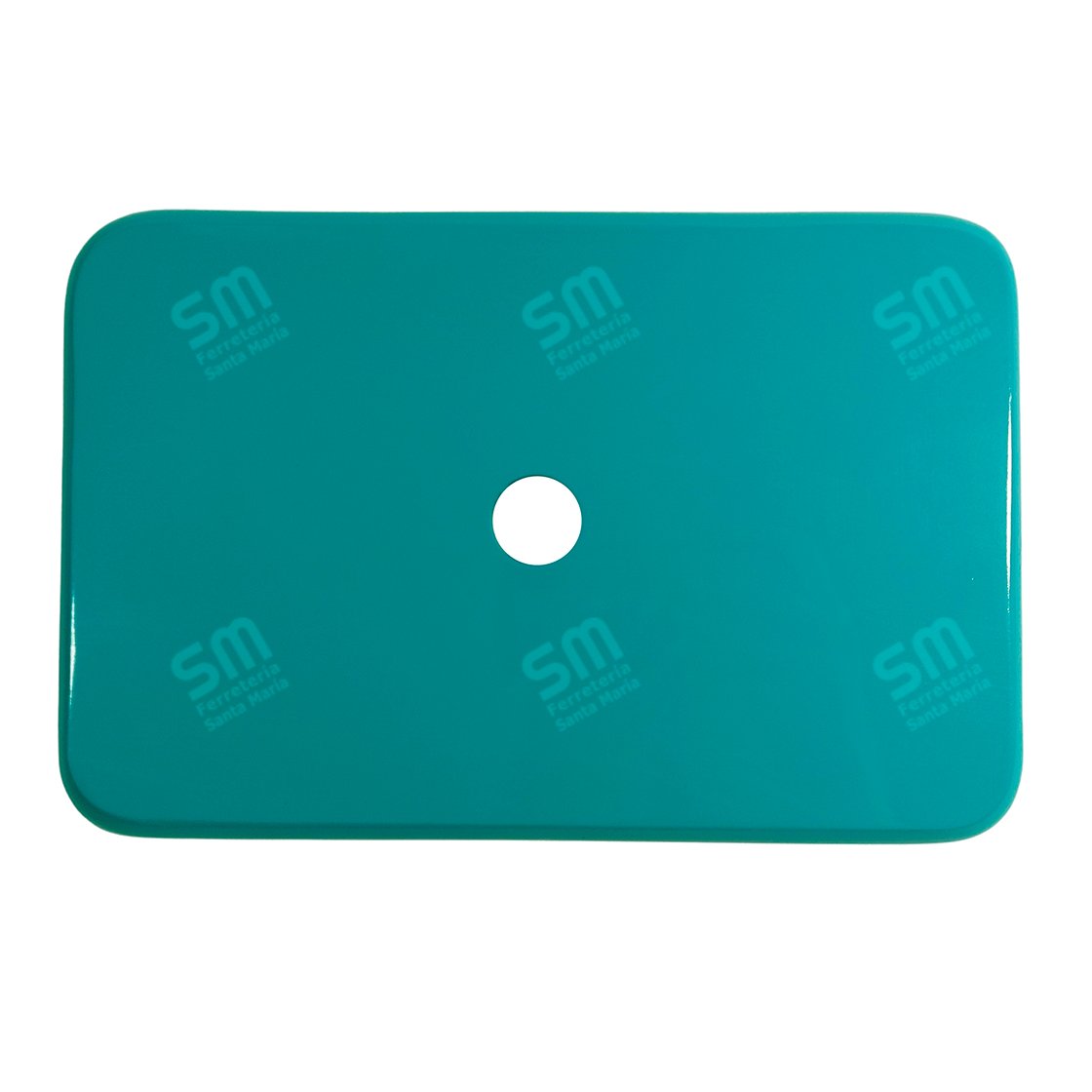 Tapa P/ Deposito Fadas Agua Marina Mdf Laqueado