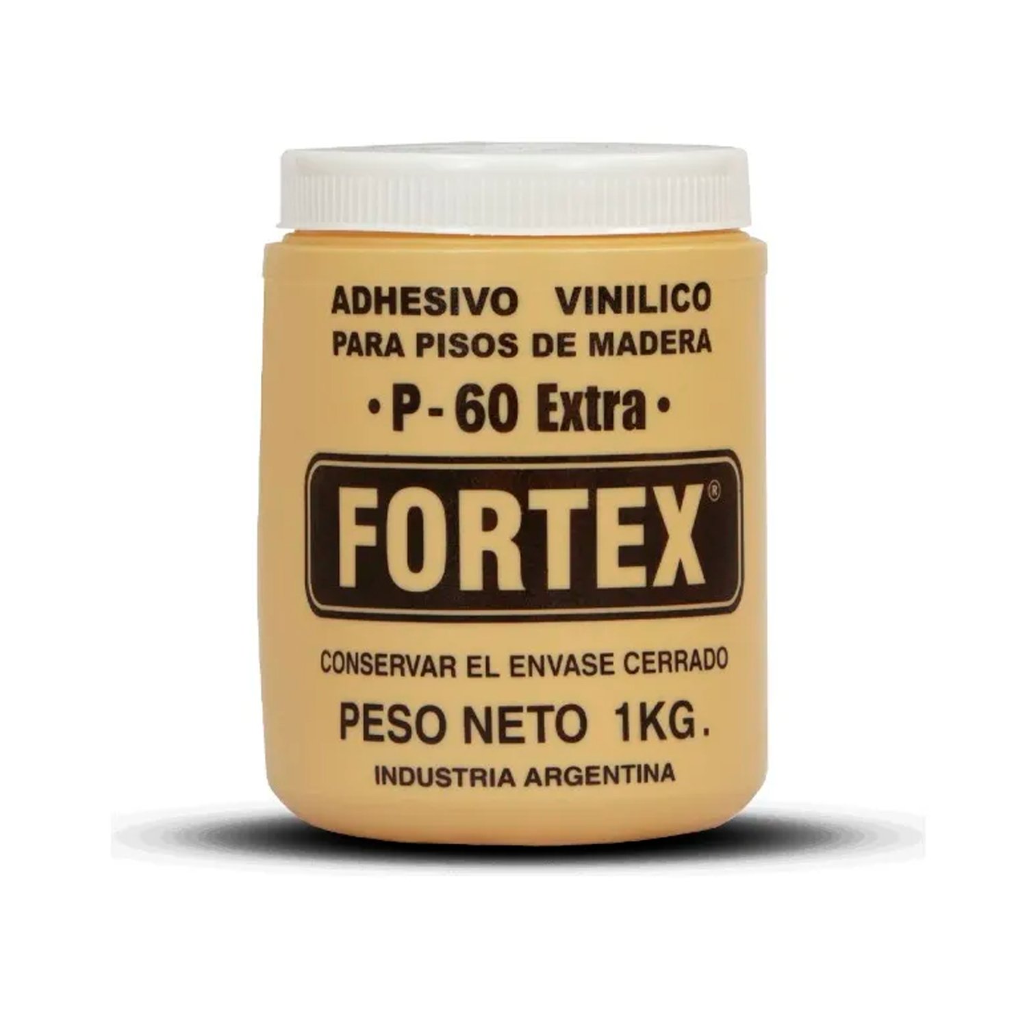 Adhesivo Vinílico P/ Piso de Madera X 1 Kg Fortex P60 Extra