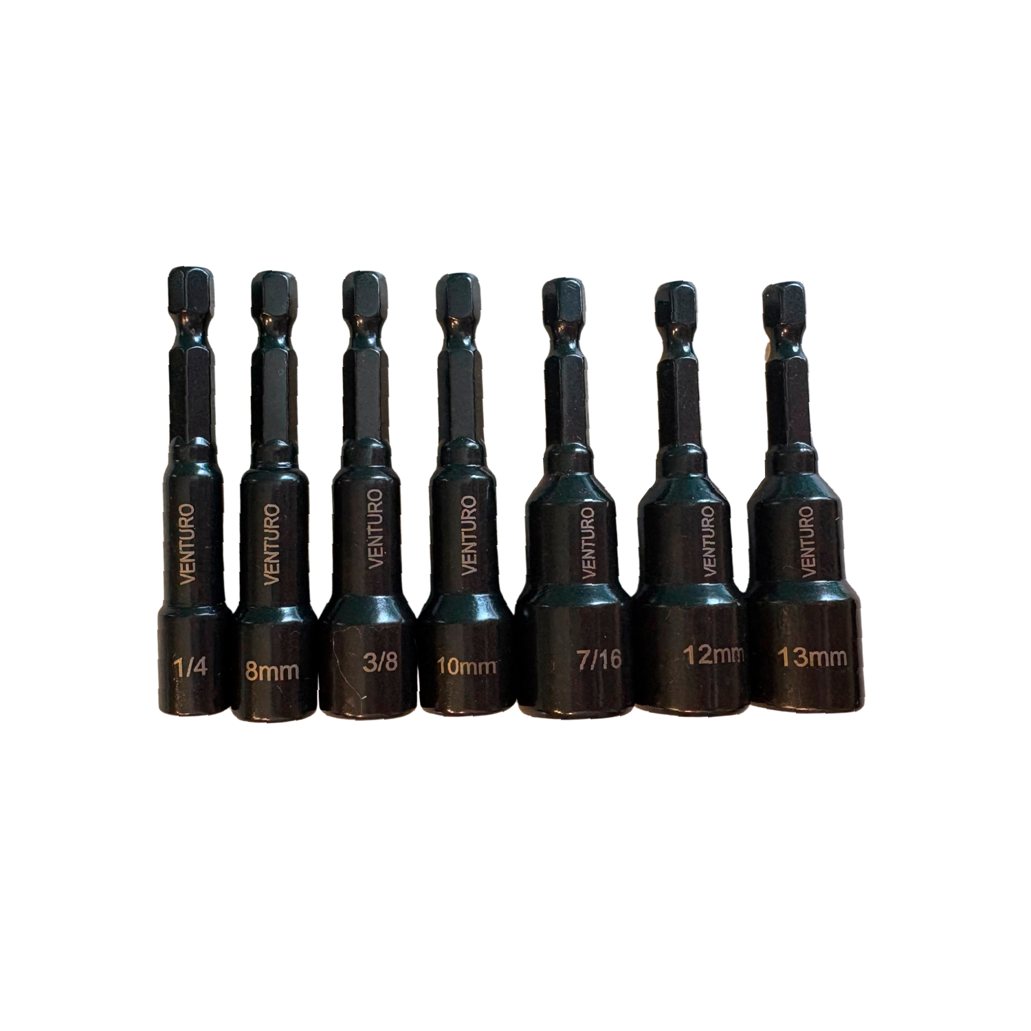 Set X 7 Adaptador Vaso Magnético Bocallave Impacto Venturo