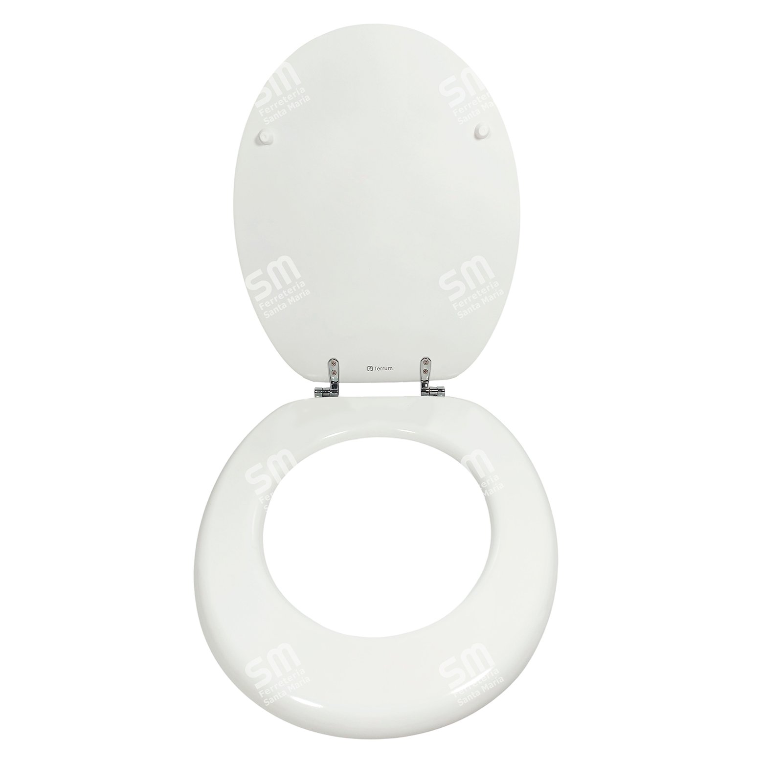 Asiento Ferrum Tfxc Blanco H. Cromo Universal Redondo