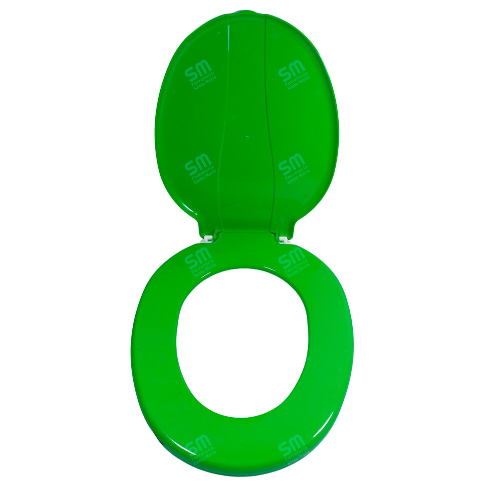 Asiento Inodoro Universal Plastico Polipropileno Verde