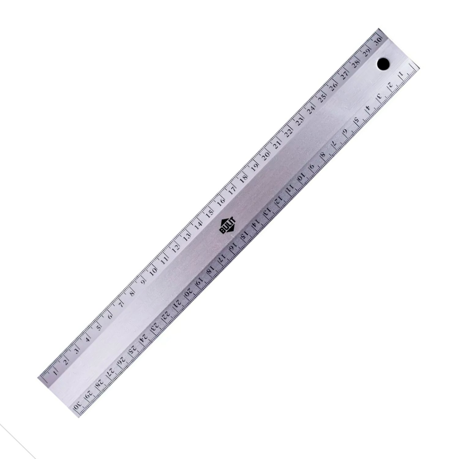Regla Grabada Milimetrada Aluminio 40 Cm Bulit