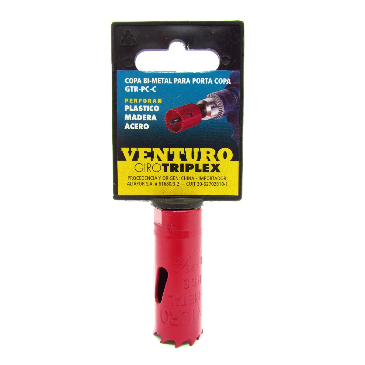 Sierra Copa Bimetal  Ø 20mm Giro Triplex Venturo Aliafor Gtr