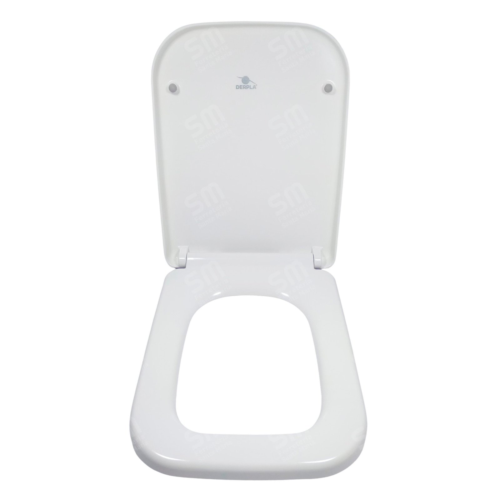 Asiento Derpla Blanco Cierre Suave Desmontable para Inodoro Amalfi