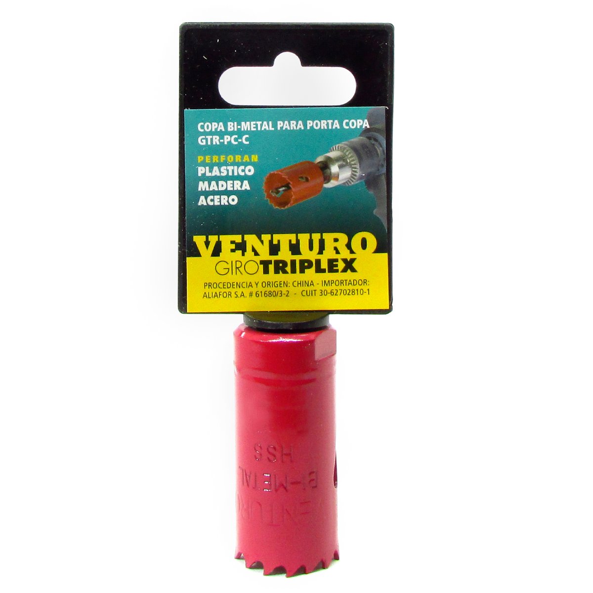 Sierra Copa Bimetal  Ø 25mm Giro Triplex Venturo Aliafor Gtr