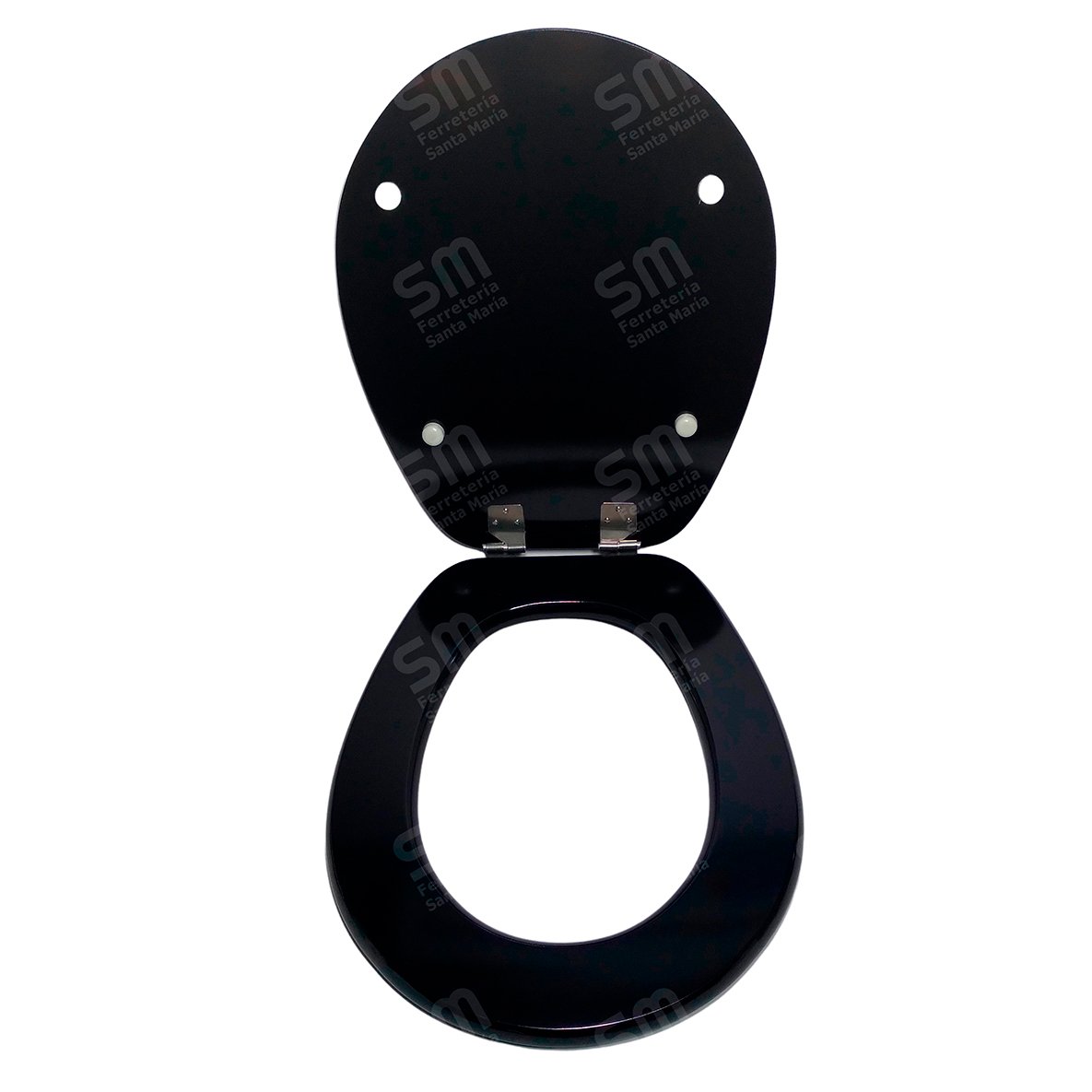Asiento Fadas Negro para Inodoro Pilar