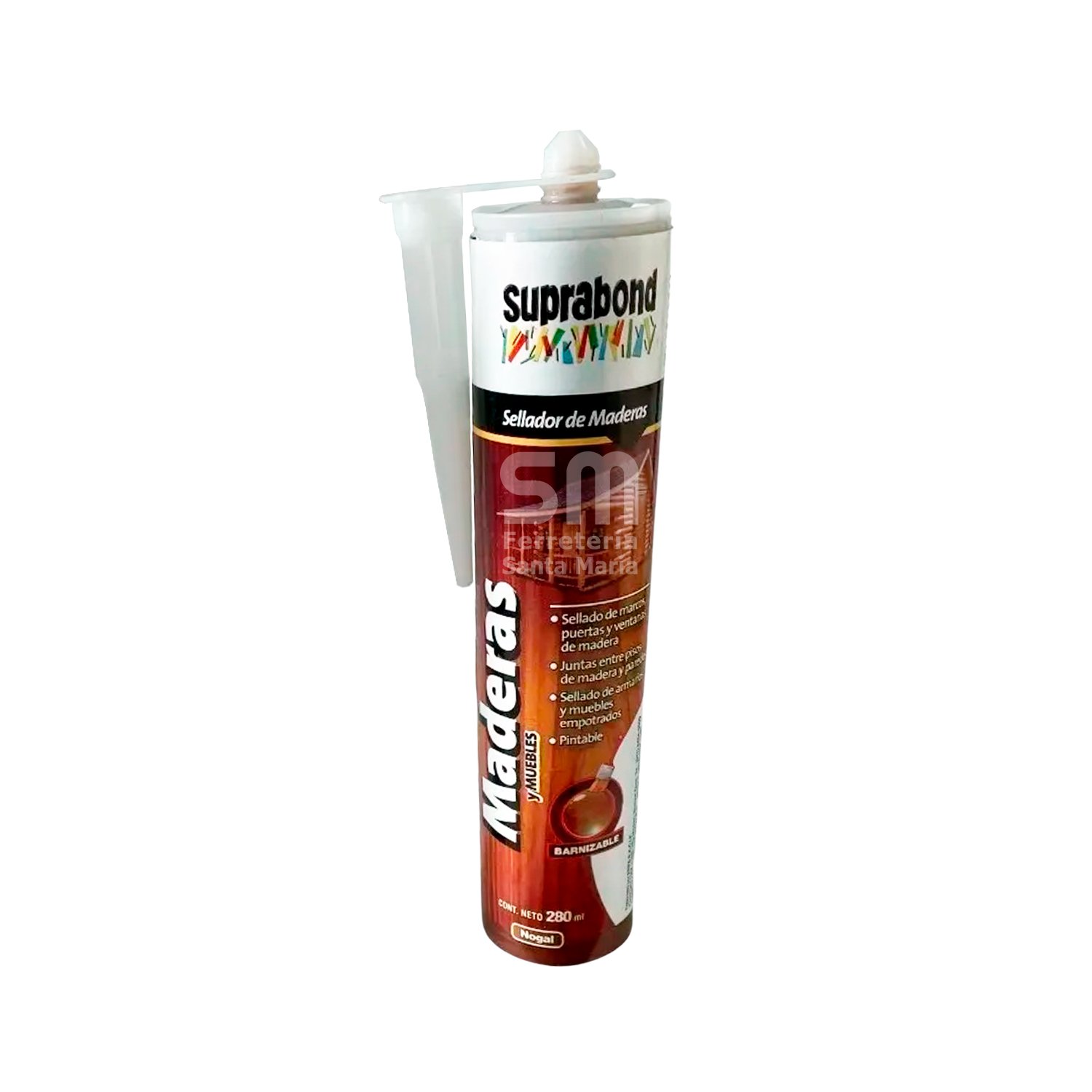 Sellador Acrilico Pintable Madera Pino Suprabond X 280ml · foto 1