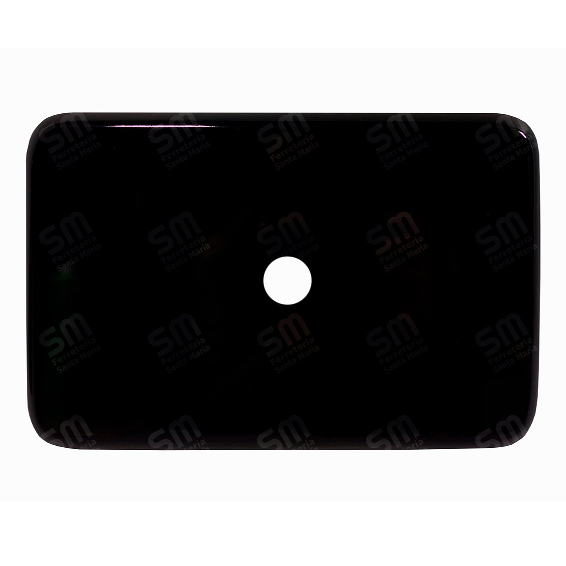 Tapa P/ Deposito Fadas Negro Mdf Laqueado