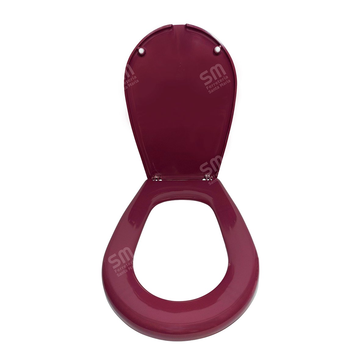 Asiento Ariel 406 Rojo Mora para Inodoro Pilar