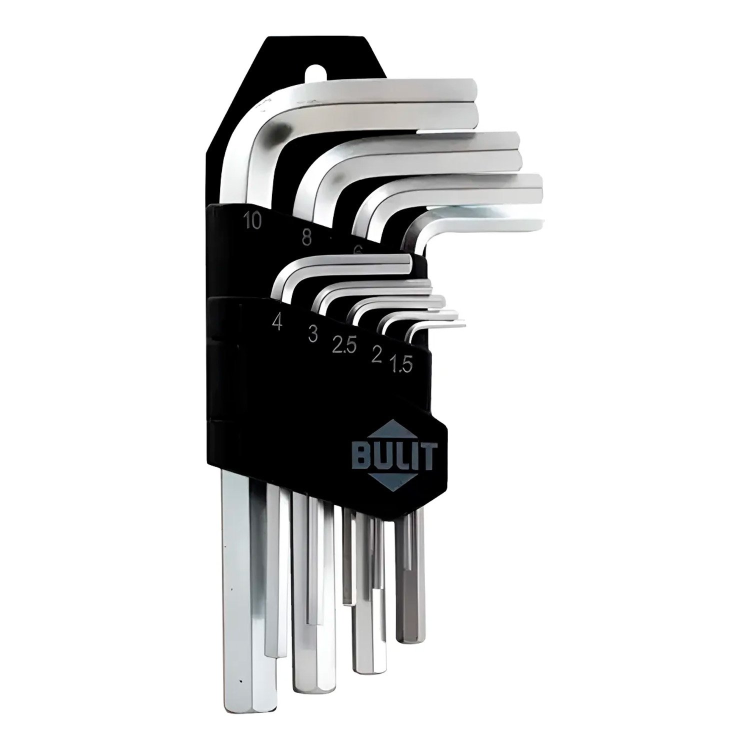 Llaves Allen Hexagonal Milímetros Bulit Set X 9 Pzas