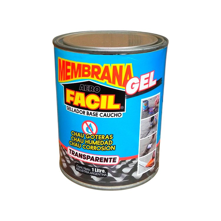 Membrana Facil Sellador Caucho Líquido Gel 1 L Transparente