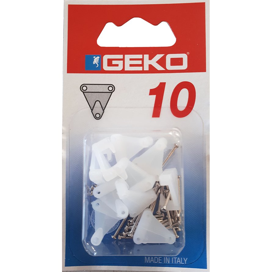 Clavo Triple Soporte para Pared Ideal Cuadros/adornos/ Simple X 10u Geko