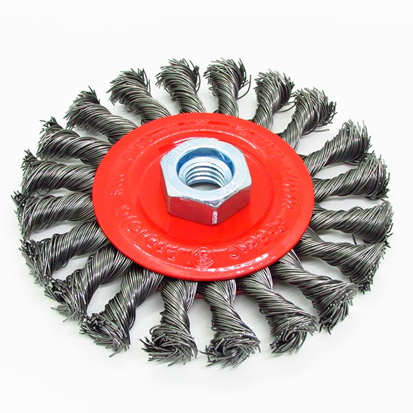Cepillo Circular Trenzado Ø115mm Rosca Rm14 Pegaso Aliafor