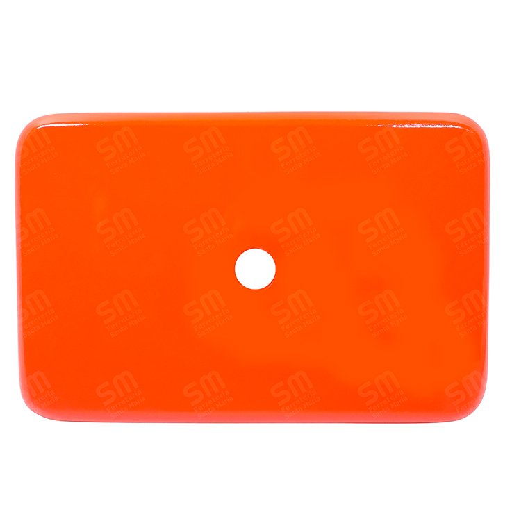 Tapa P/ Deposito Fadas Naranja Oscuro Mdf Laqueado
