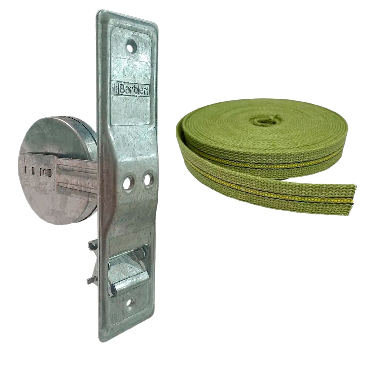 Enrollador Persiana 6mts Premium + Cinta Verde Reforzada
