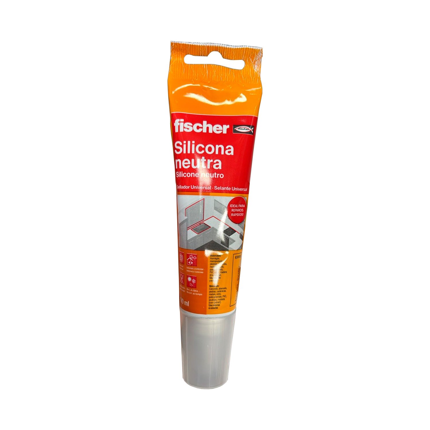 Silicona Neutra Transparente Minitube X 100ml Fischer
