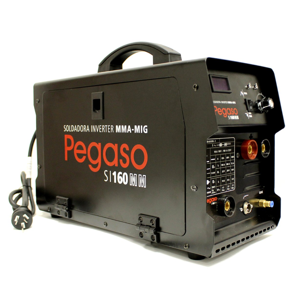 Soldadora Inverter Dual Mma - Mig 150 Amp Pegaso Si 160 Mm