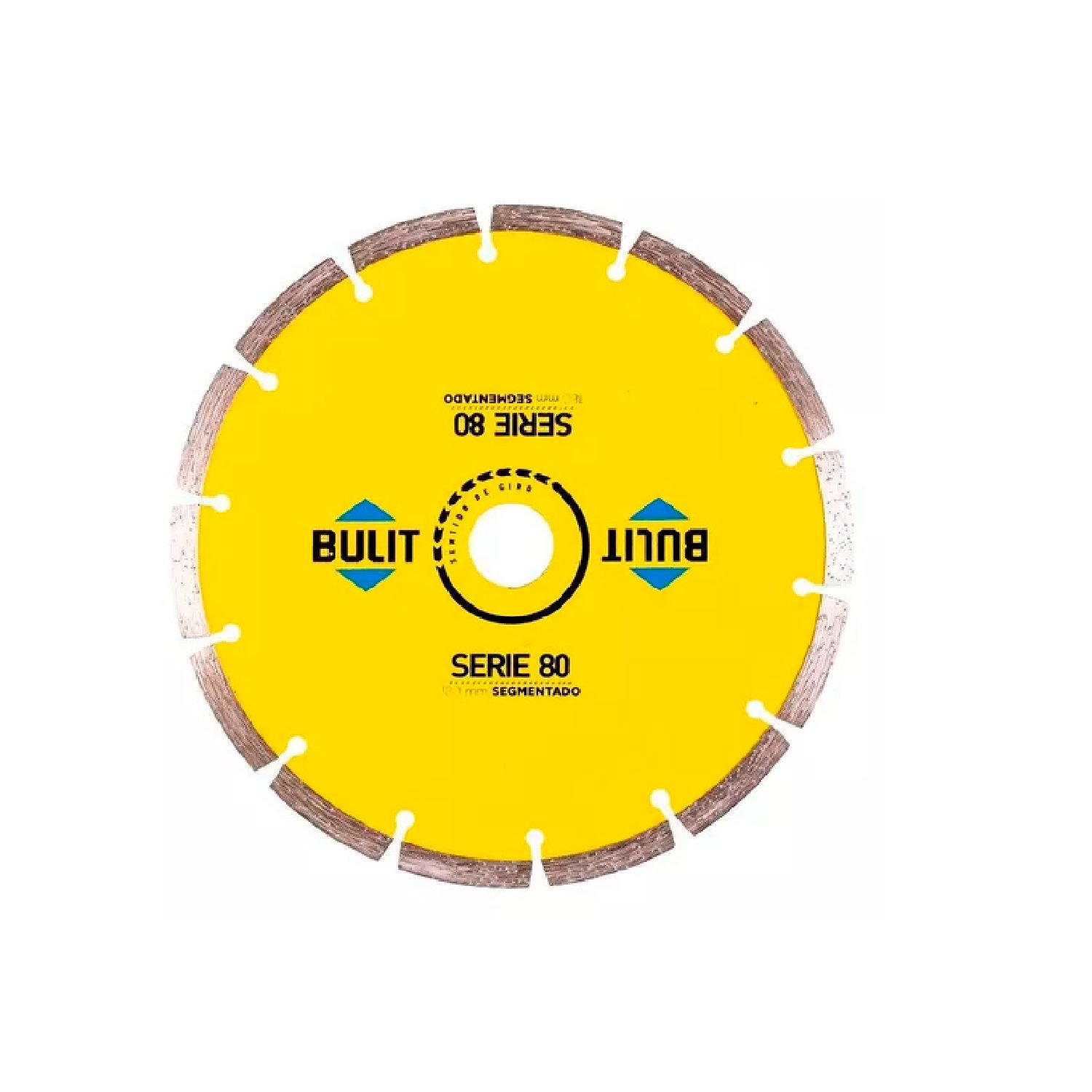 Disco Diamantado Segmentado 115mm Bulit Serie 80