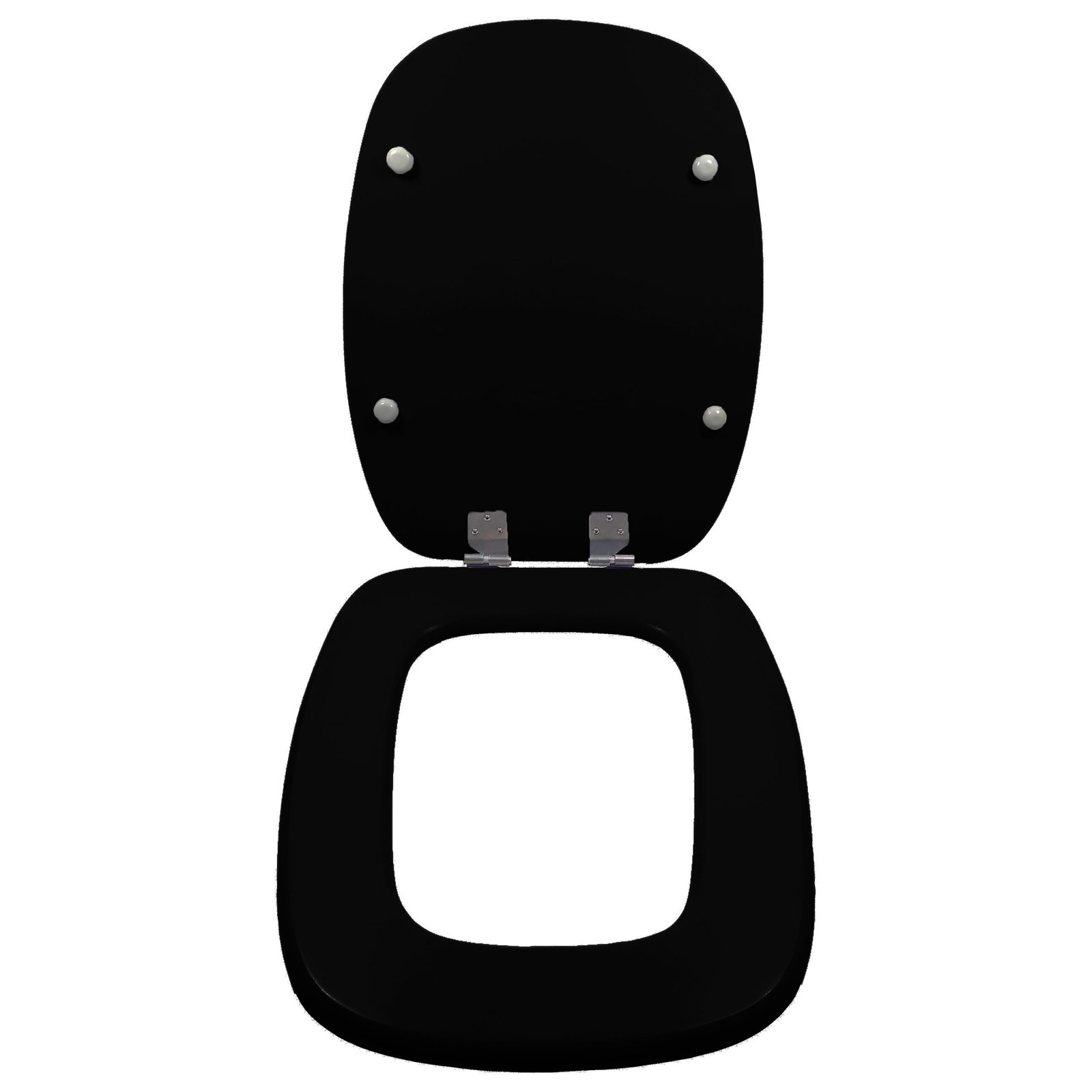 Asiento Fadas Negro Mate para Inodoro Verona