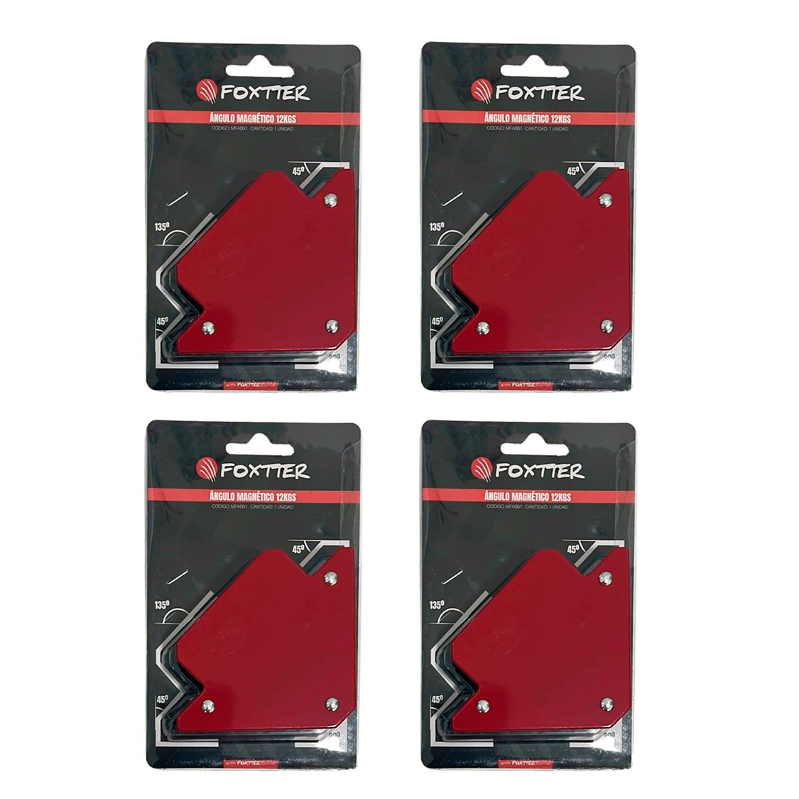 Escuadra Angulo Soporte Magnetico 3 Soldar 12kg X4