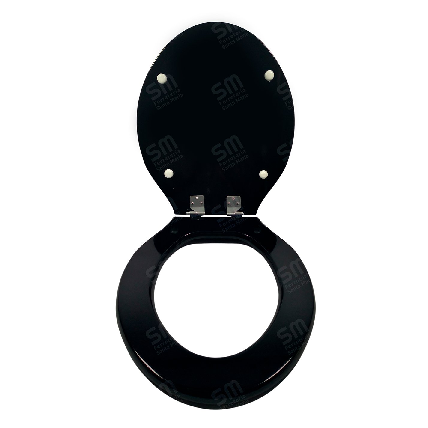 Asiento Fadas Negro para Inodoro Standard