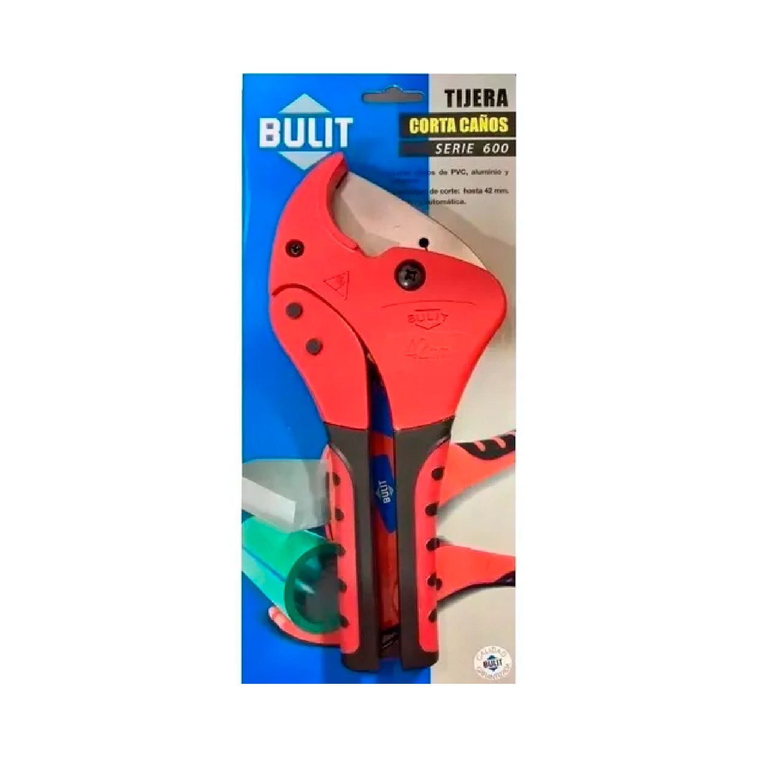 Tijera Corta Caño Bulit Serie 600 Automática Reforzada