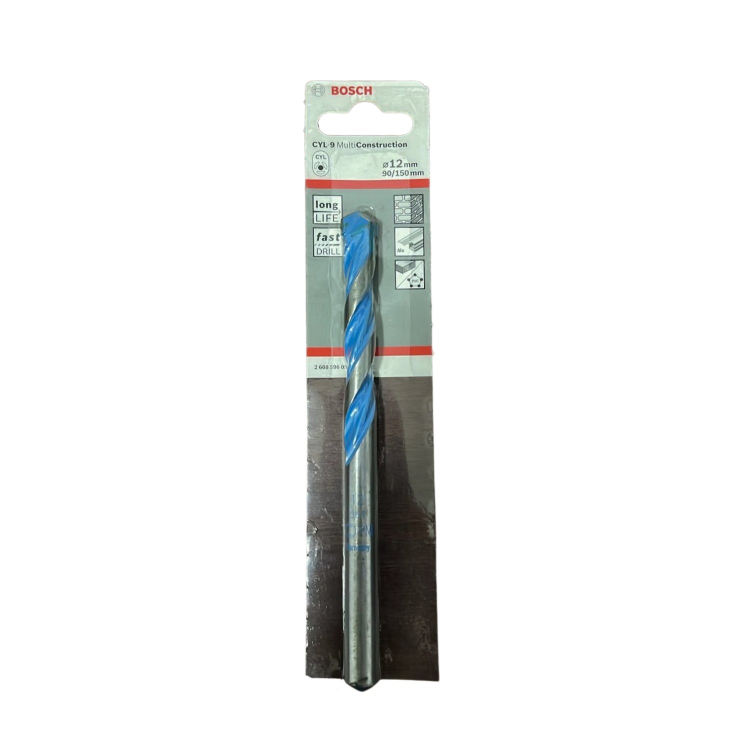 Broca Mecha Multiconstrucción Cilíndrica Diametro 12mm Bosch