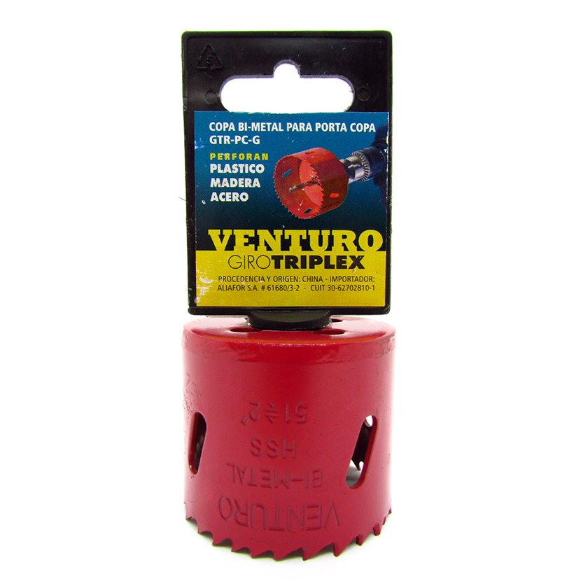 Sierra Copa Bimetal  Ø 51mm Giro Triplex Venturo Aliafor Gtr