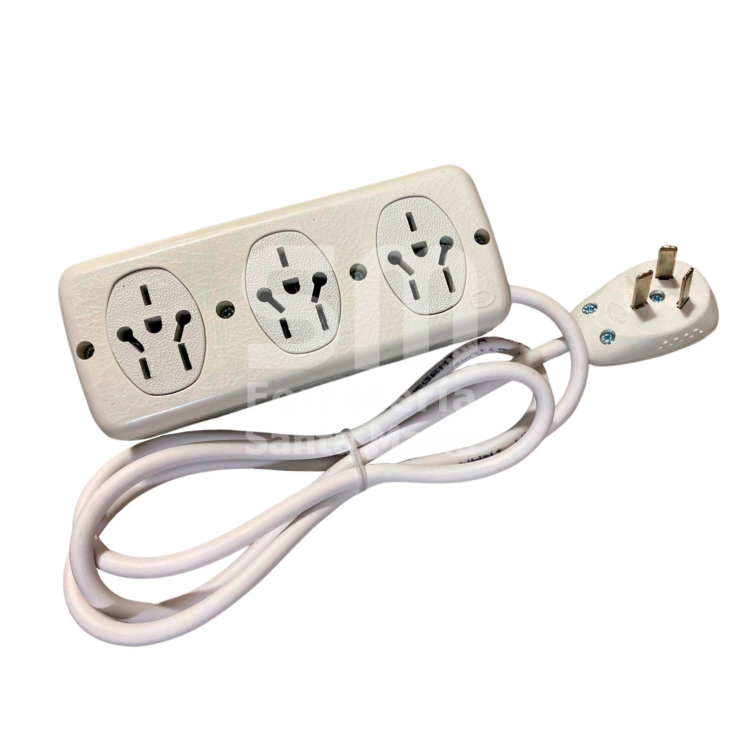 Zapatilla Multinorma 3 Tomas con Cable 1,5m Ciocca