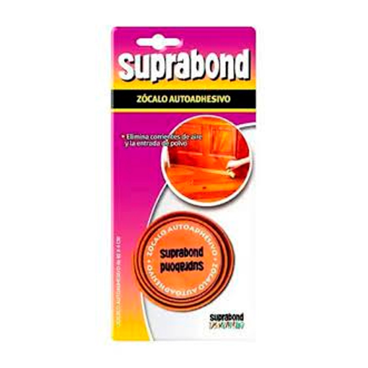 Zócalo Burlete Autoadhesivo Simil Madera 92cm Suprabond