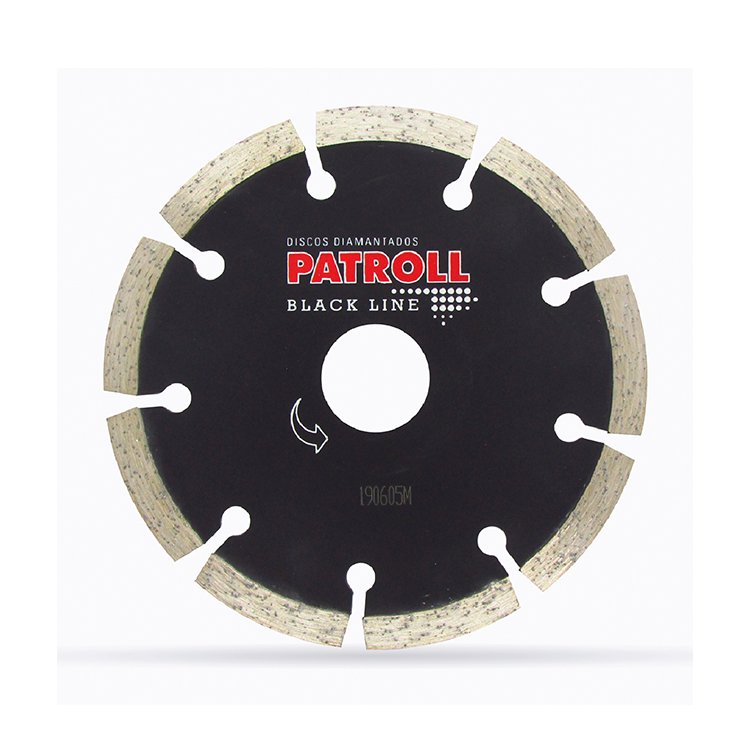 Disco Diamantado Segmentado 115mm Patroll Black Line Aliafor