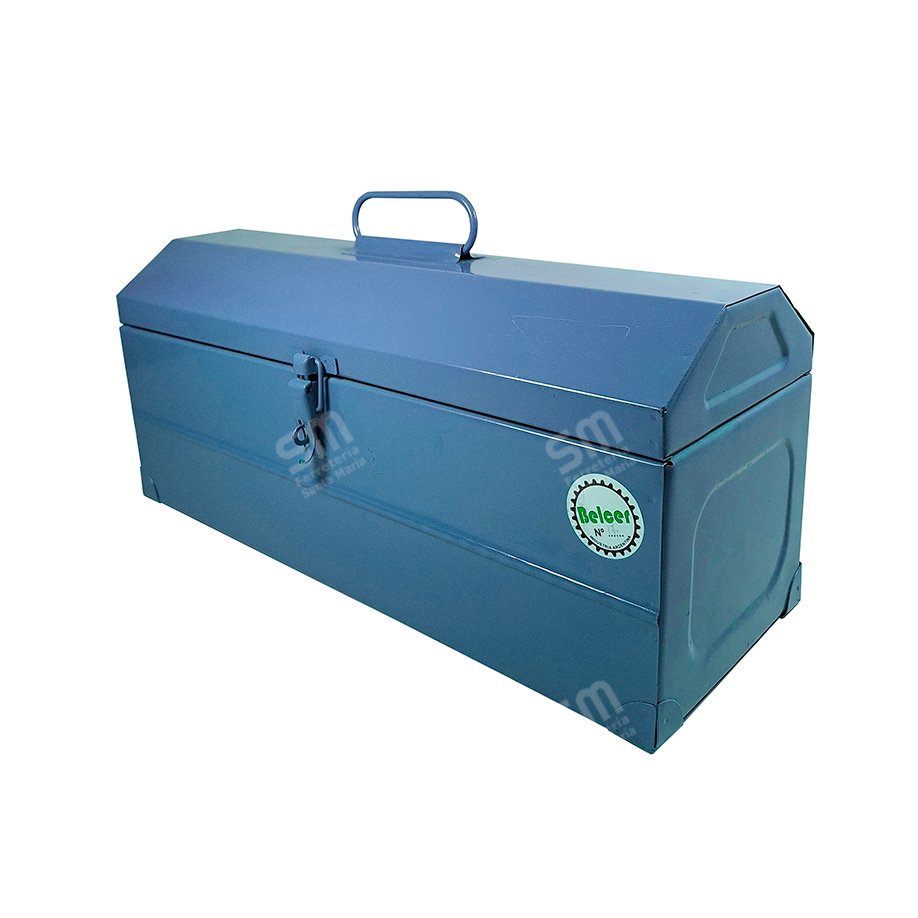 Caja P/ Herramientas Chapa Broche Metálico Belcer Hb N° 17 Azul