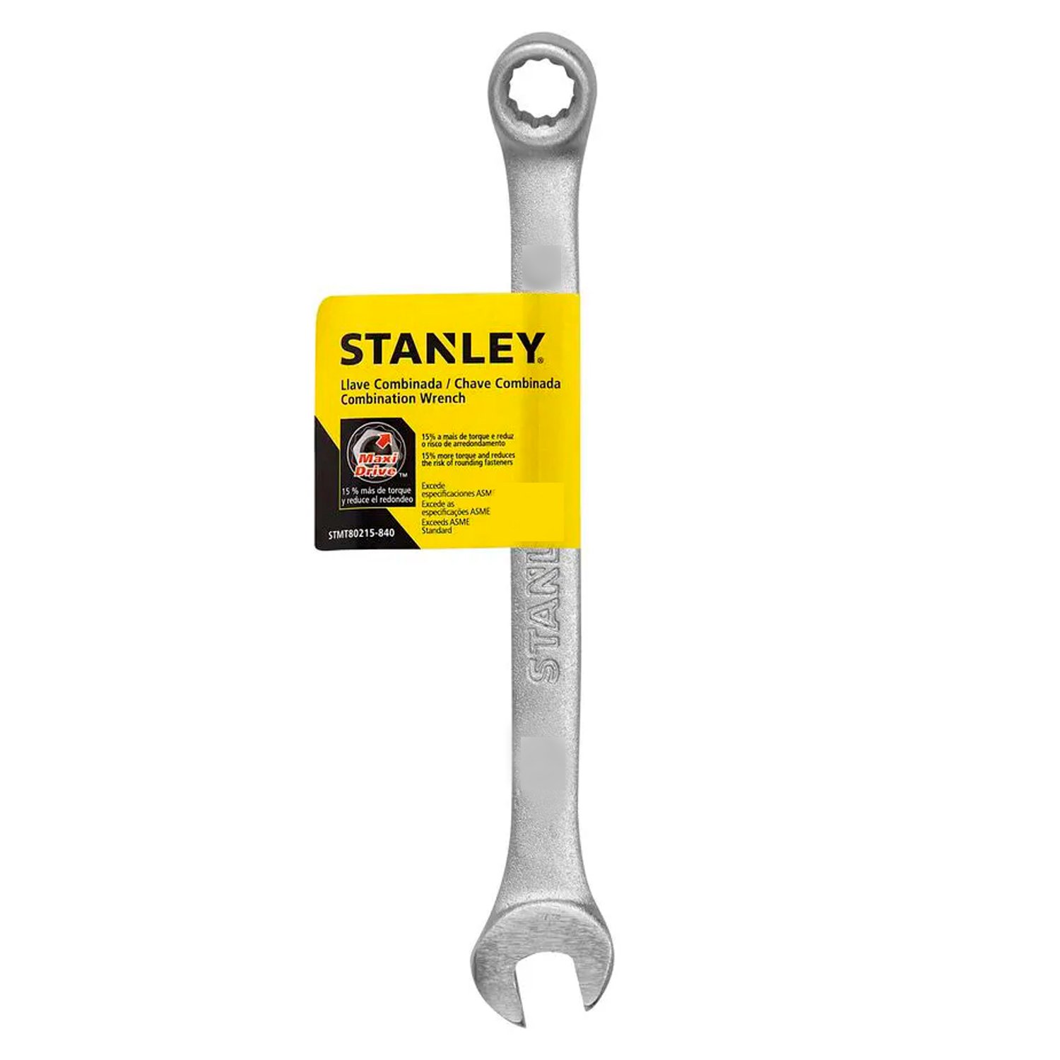 Llave Combinada 17mm Acodada Cromo Vanadio Stanley