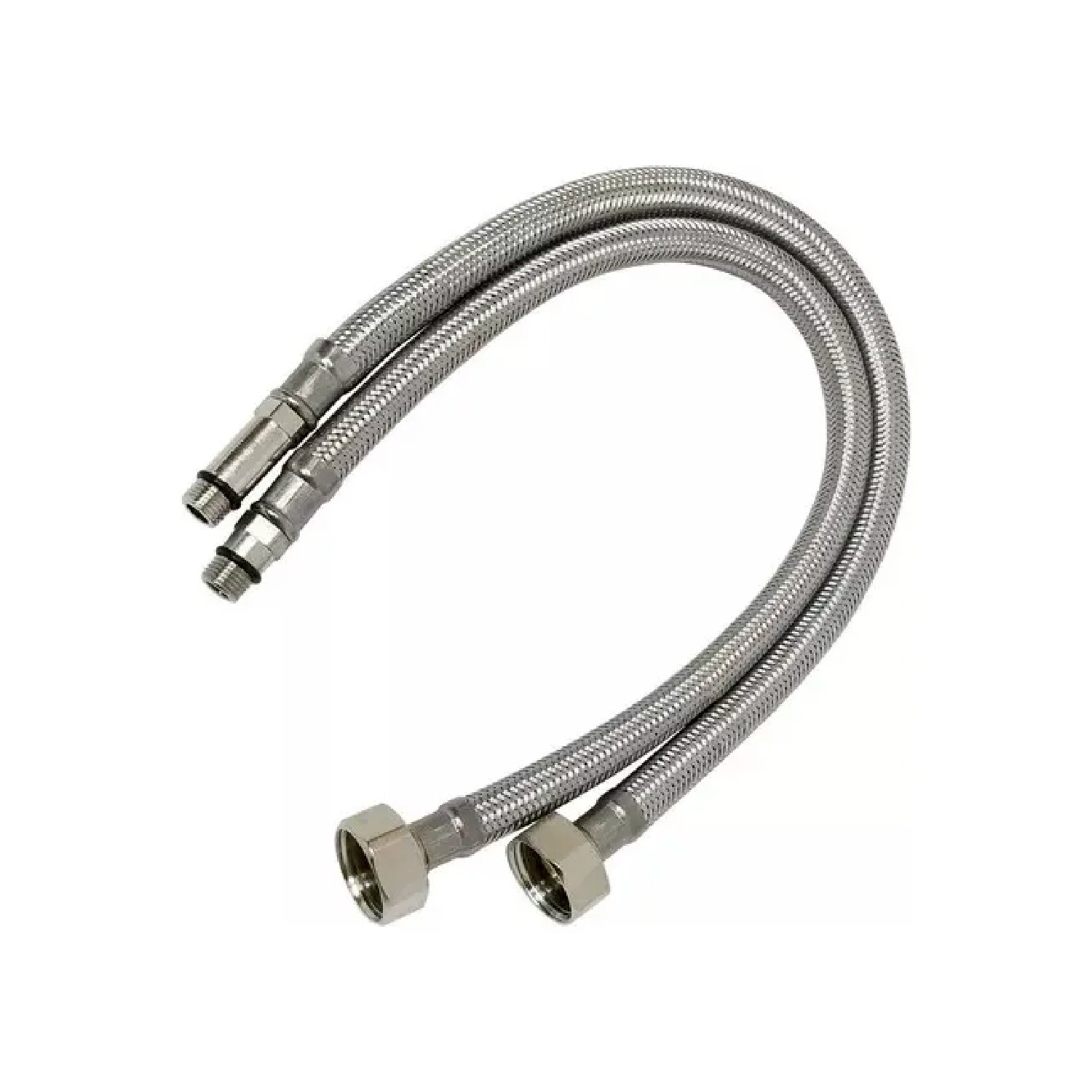 Flexible Mallado Monocomando 12 X 40cm Juego X2 Unidades