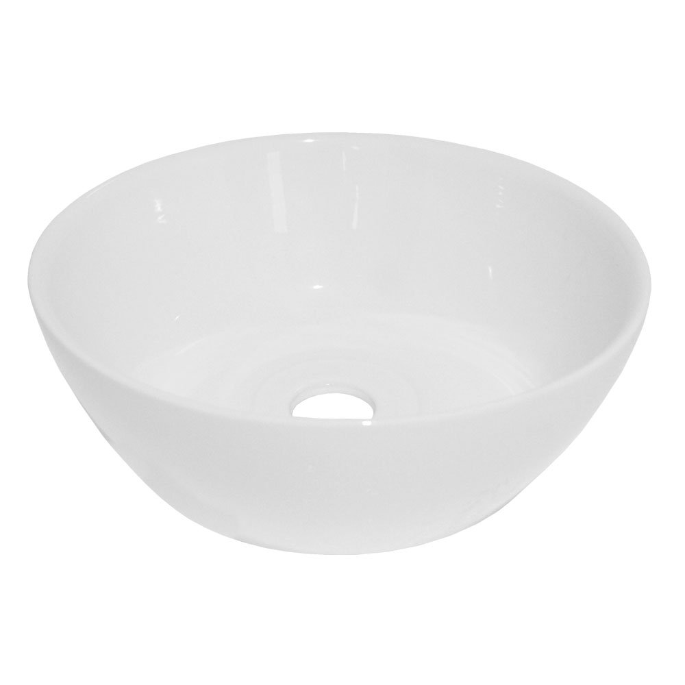 Bacha Apoyo Loza Redonda Nahuel Daccord Baño Blanca 31x11cm