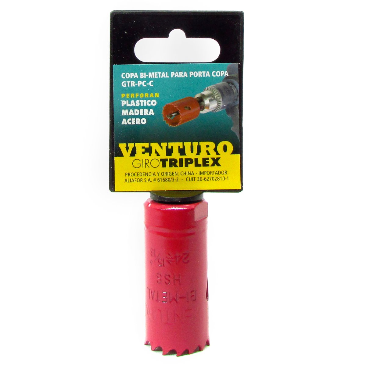 Sierra Copa Bimetal  Ø 24mm Giro Triplex Venturo Aliafor Gtr