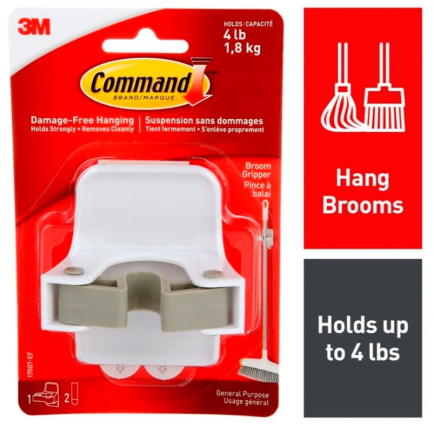 Colgador Autoadhesivo para Escobas 3m Command 17007