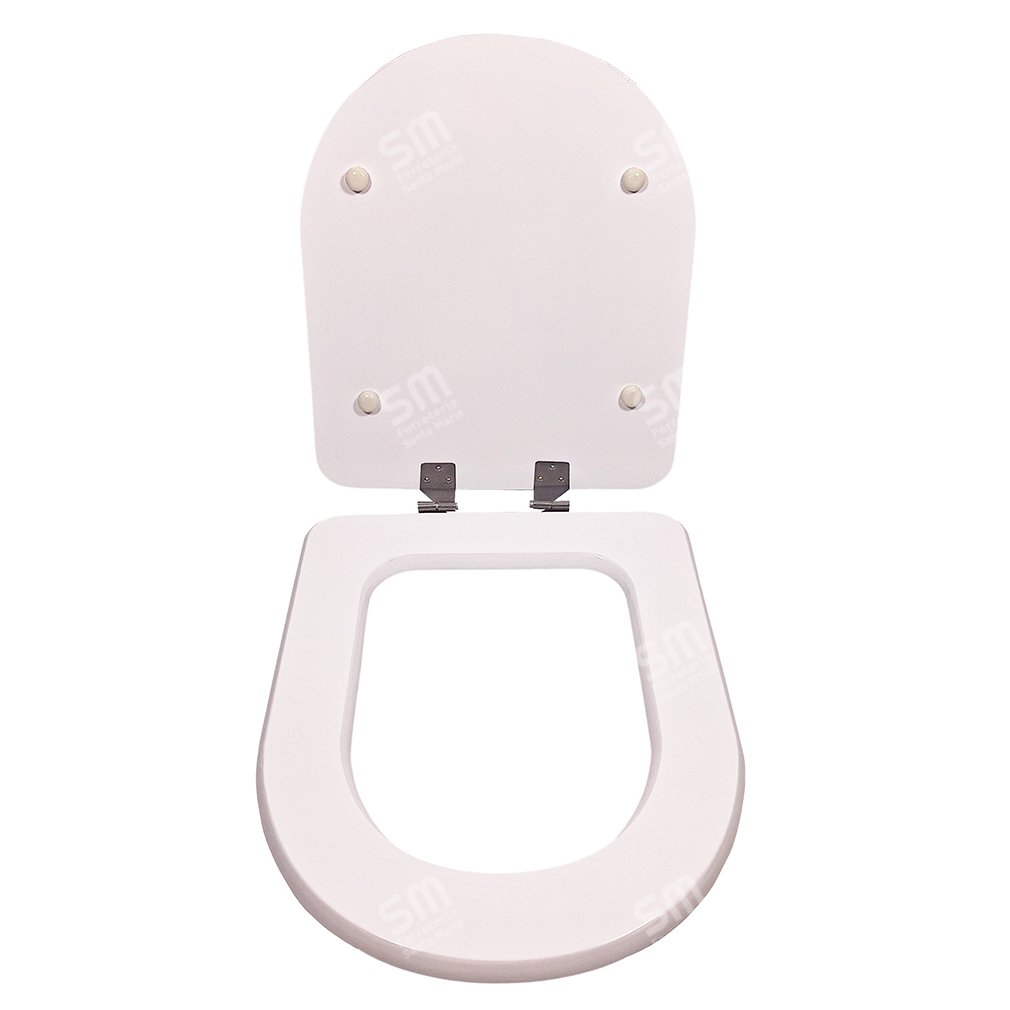 Asiento Fadas Blanco C/ Expansor para Inodoro Qubiq