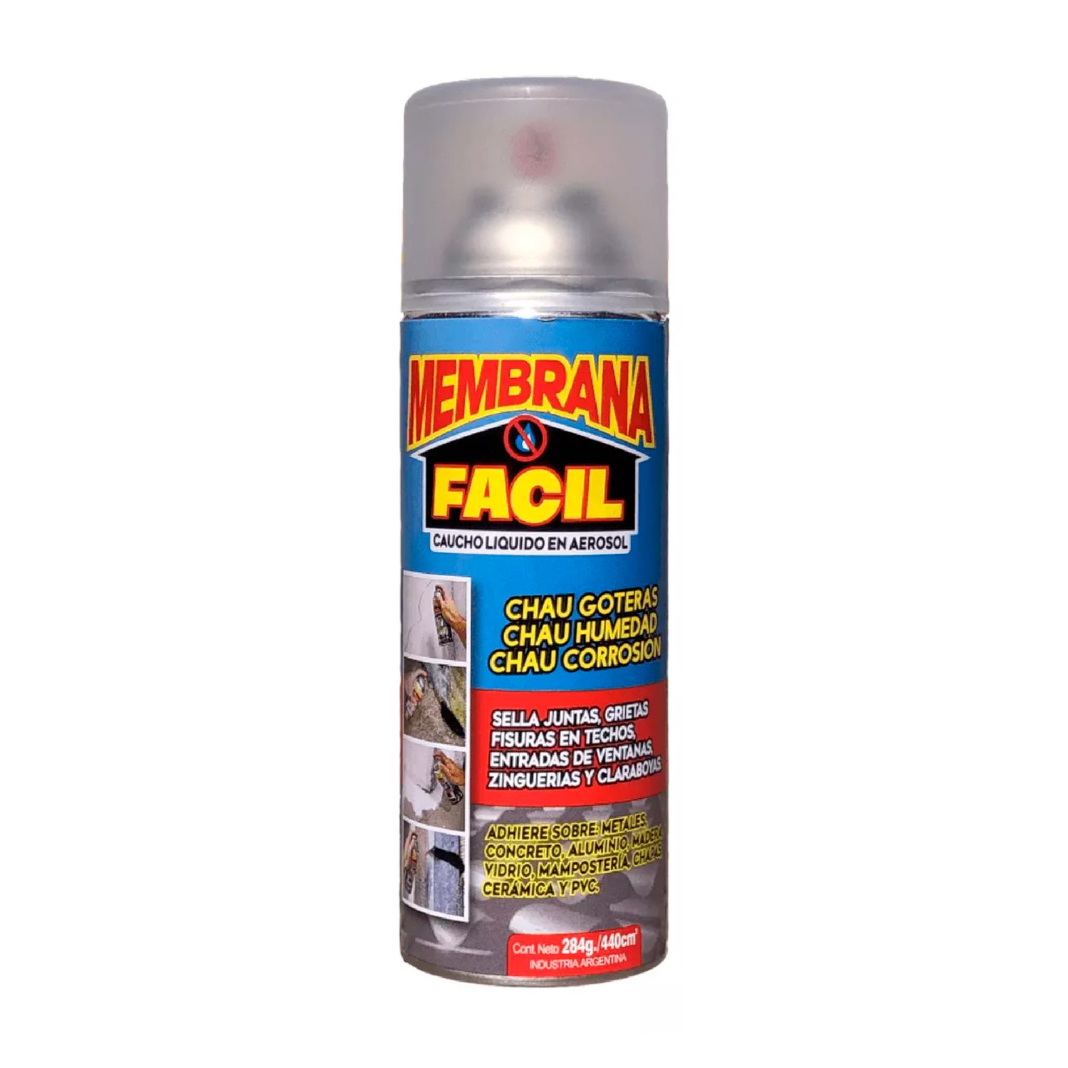 Membrana Fácil Transparente Aerosol Sellador de Caucho Liquido