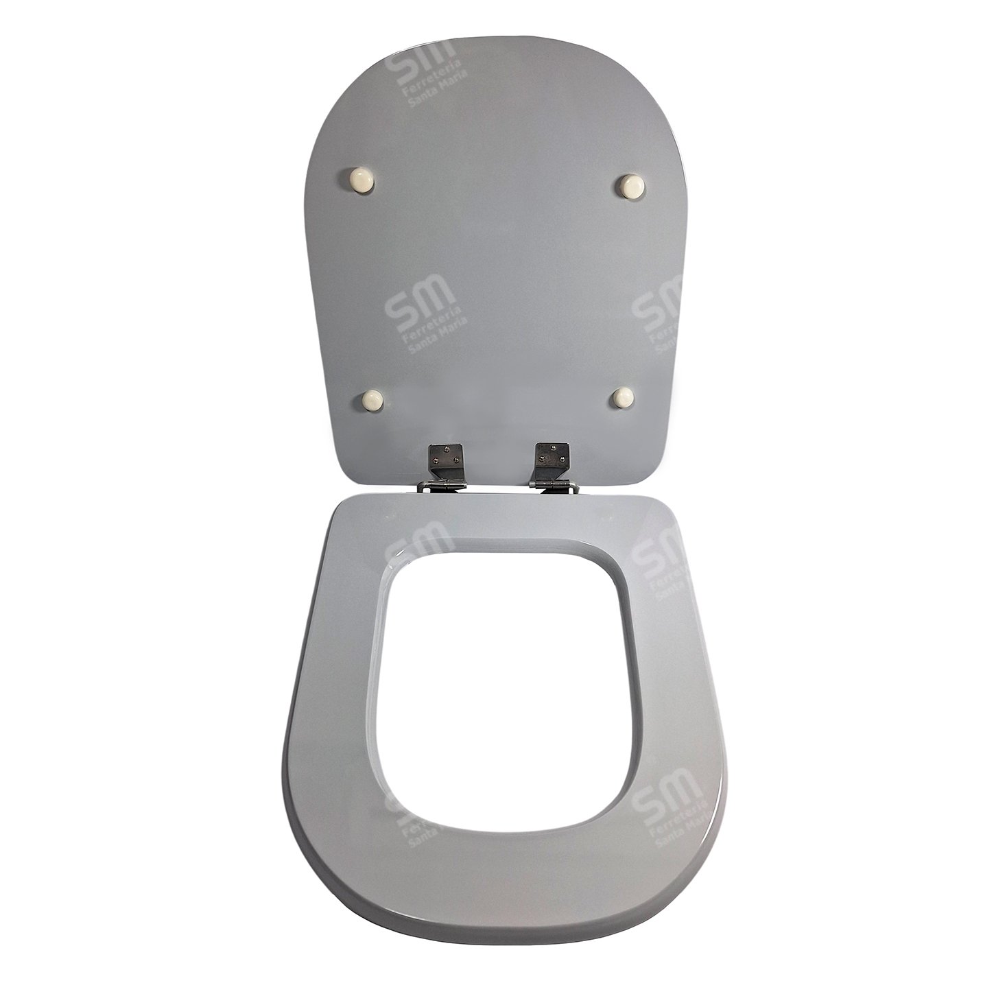 Asiento Fadas Gris para Inodoro Vogue Plus