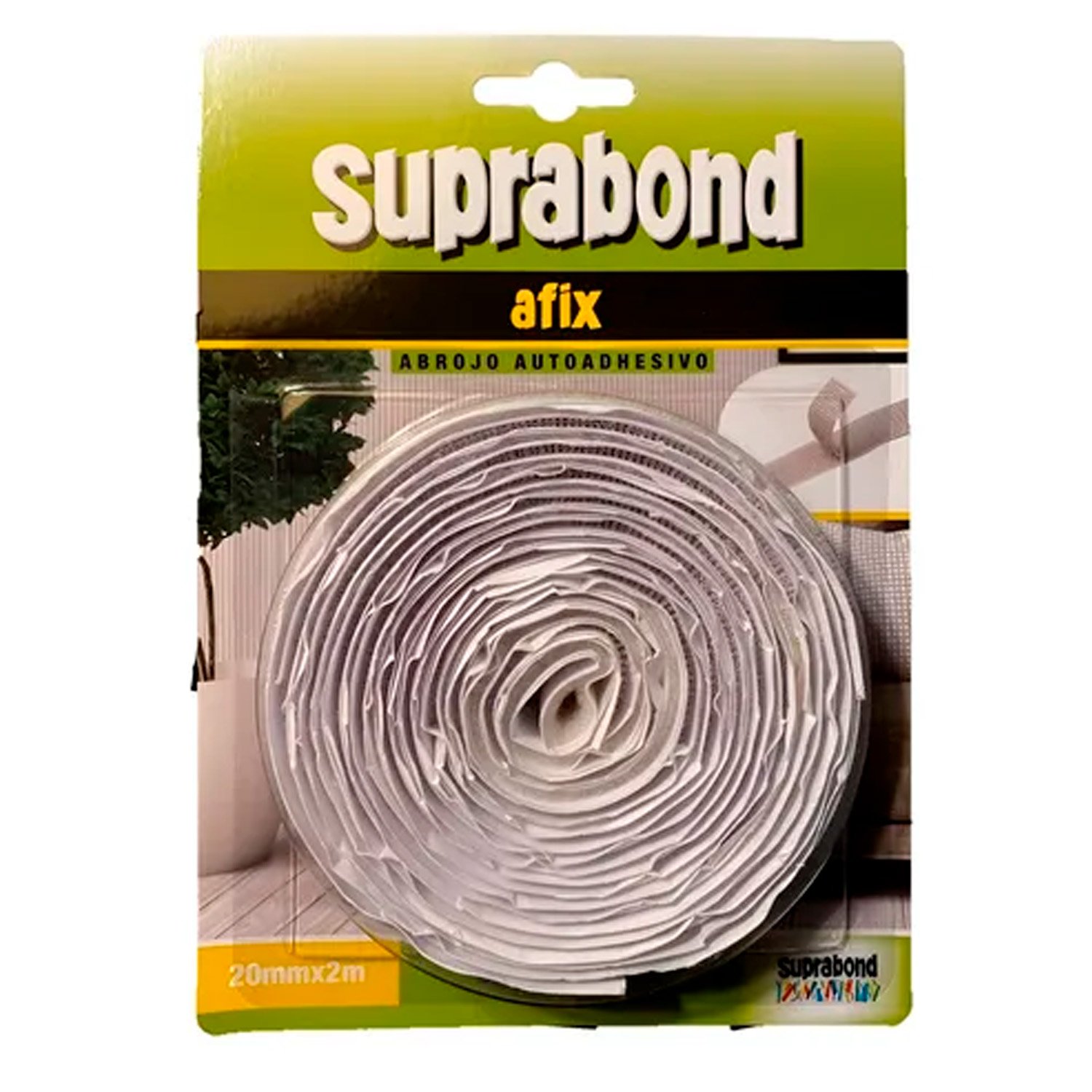 Abrojo Autoadhesivo Ancho 2 Cm Rollo X 2m Suprabond